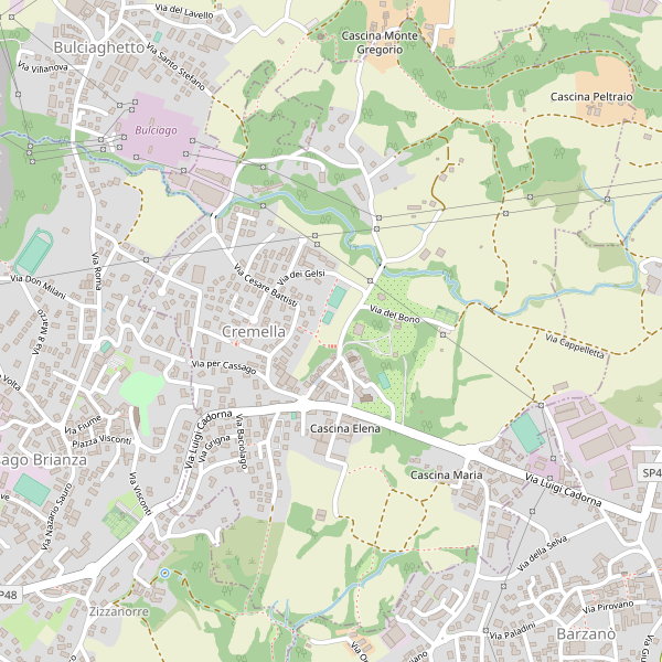 Mappa Parcheggi Biciclette Di Cremella Lombardo Geosystems