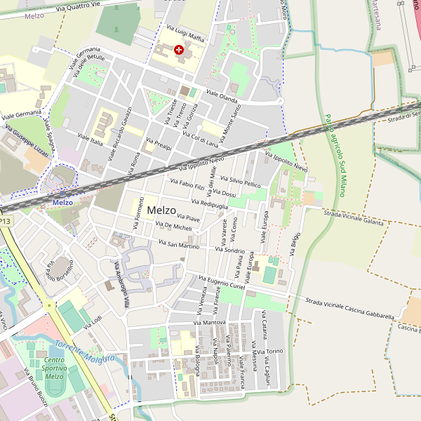 Mappa Locali Notturni Di Melzo Lombardo Geosystems