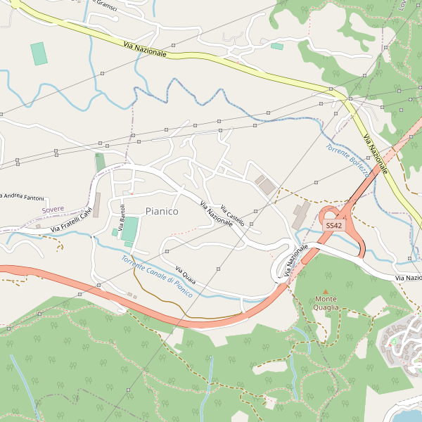 Mappa Monumenti Di Pianico Lombardo Geosystems