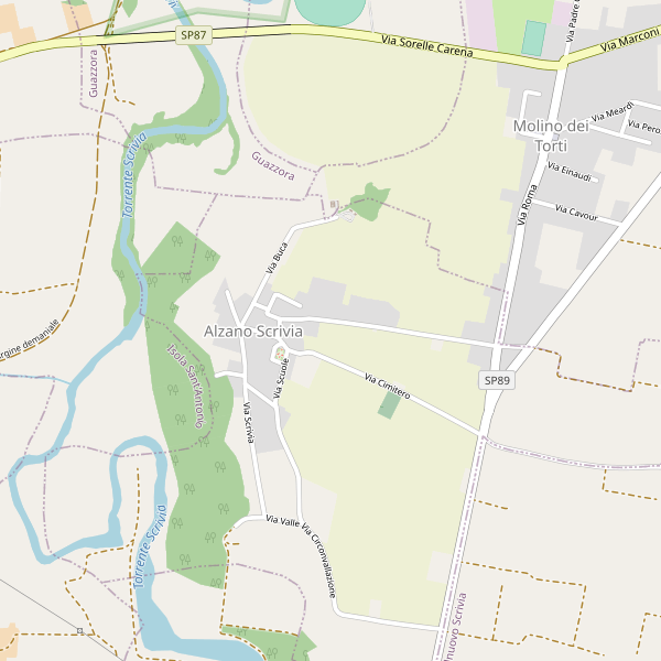 Thumbnail mappa stazioni di Alzano Scrivia