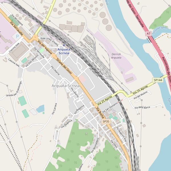 Thumbnail mappa stradale di Arquata Scrivia