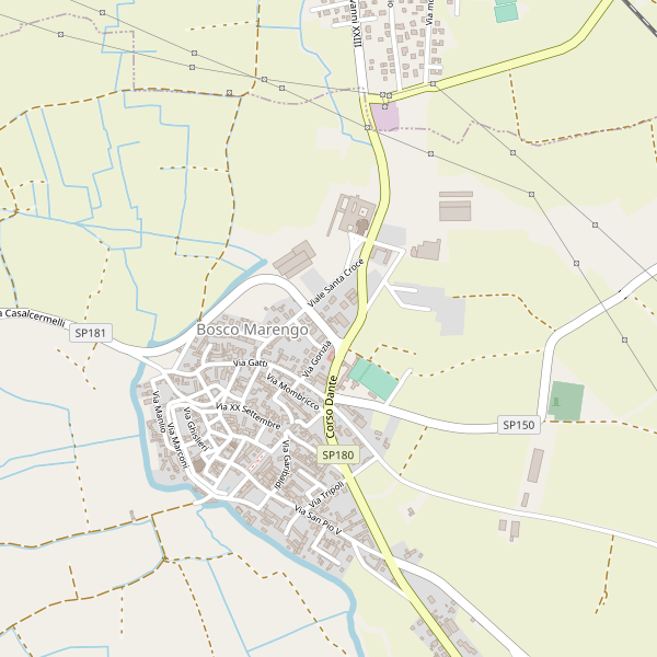 Thumbnail mappa stradale di Bosco Marengo