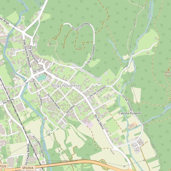 Thumbnail mappa monumenti di Briga Novarese