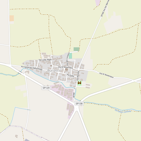 Thumbnail mappa hotel di Buriasco