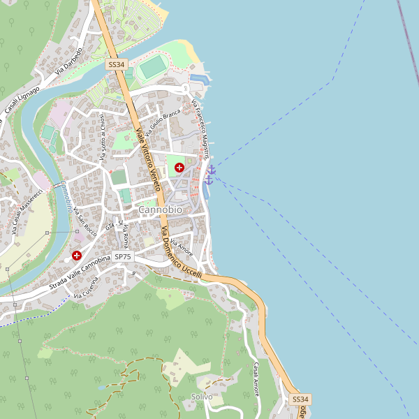 Thumbnail mappa attrazioni di Cannobio