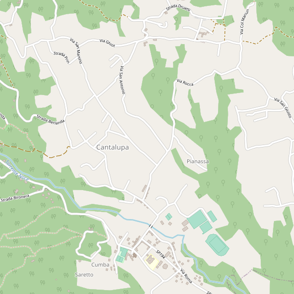 Thumbnail mappa stradale di Cantalupa