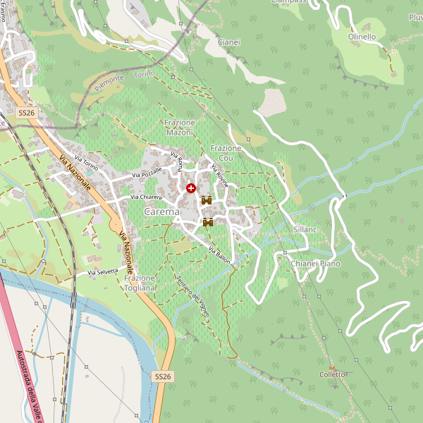 Thumbnail mappa fastfood di Carema