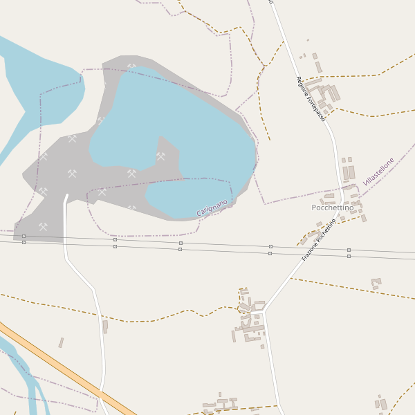 Thumbnail mappa stradale di Carignano
