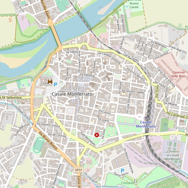 Thumbnail mappa campisportivi di Casale Monferrato