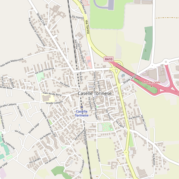 Thumbnail mappa polizia di Caselle Torinese