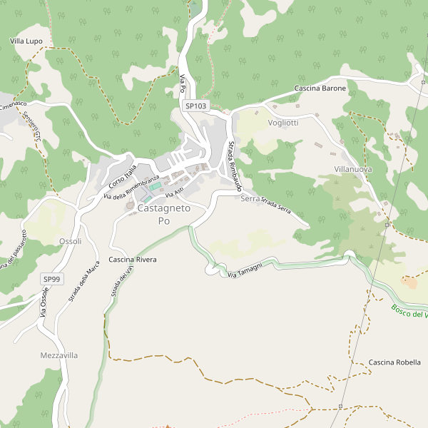 Thumbnail mappa pub di Castagneto Po