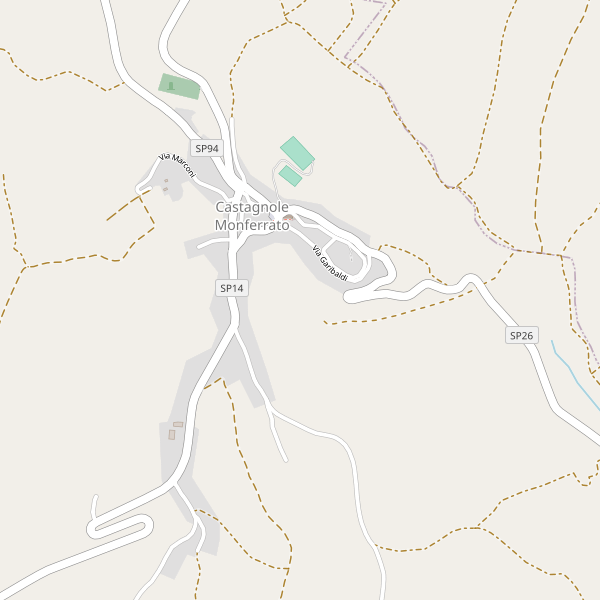 Thumbnail mappa stradale di Castagnole Monferrato