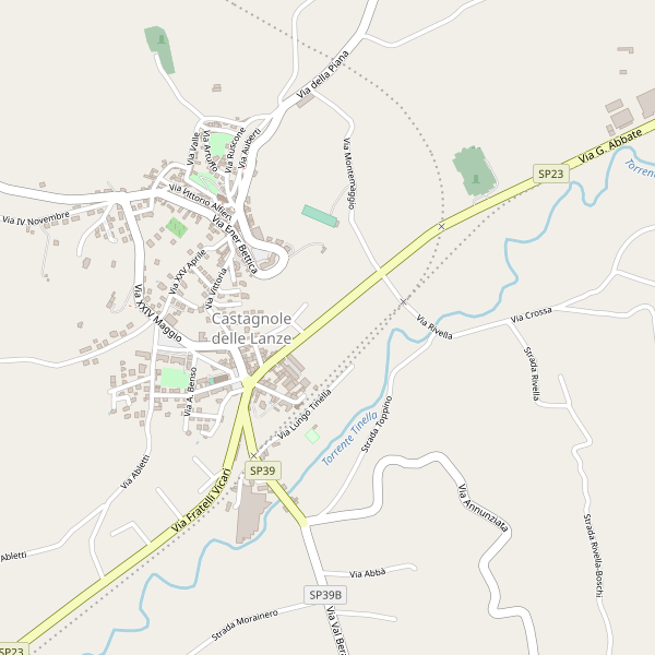 Thumbnail mappa stradale di Castagnole delle Lanze