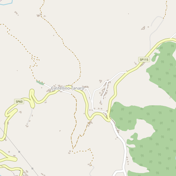 Thumbnail mappa stradale di Castellino Tanaro