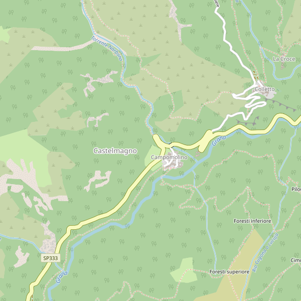 Thumbnail mappa stradale di Castelmagno