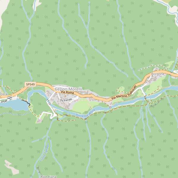 Thumbnail mappa stradale di Ceppo Morelli
