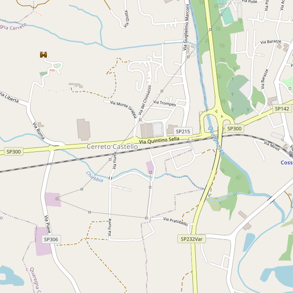 Thumbnail mappa bedandbreakfast di Cerreto Castello