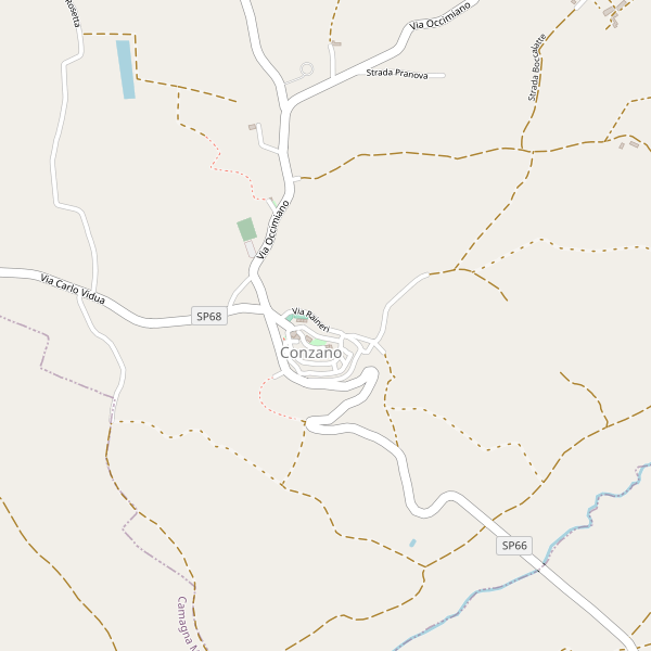 Thumbnail mappa hotel di Conzano