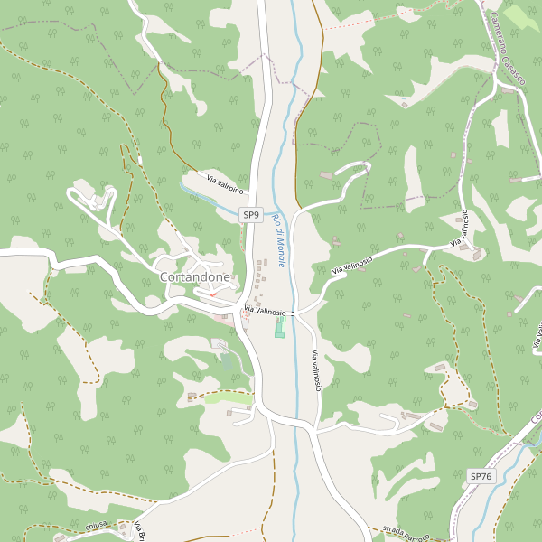 Thumbnail mappa ostelli di Cortandone