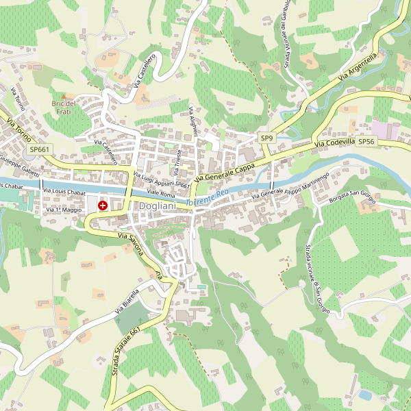 Thumbnail mappa stradale di Dogliani
