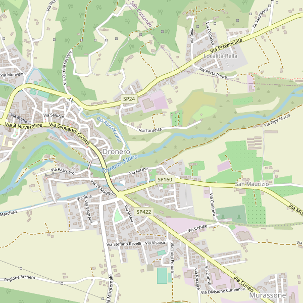 Thumbnail mappa profumerie di Dronero