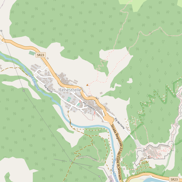 Thumbnail mappa stradale di Fenestrelle