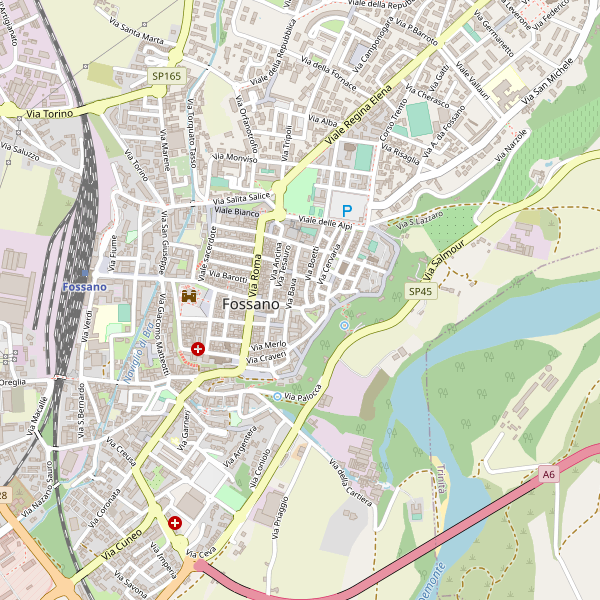 Thumbnail mappa stradale di Fossano