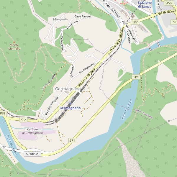 Thumbnail mappa attrazioni di Germagnano