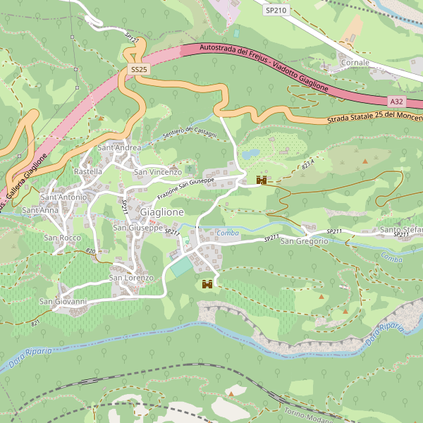 Thumbnail mappa campisportivi di Giaglione