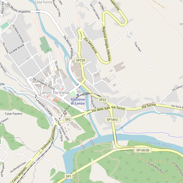 Thumbnail mappa librerie di Lanzo Torinese