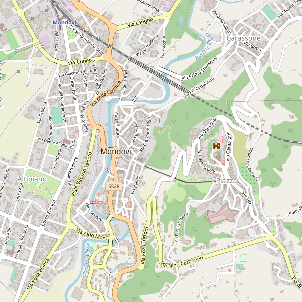 Thumbnail mappa stradale di Mondovì