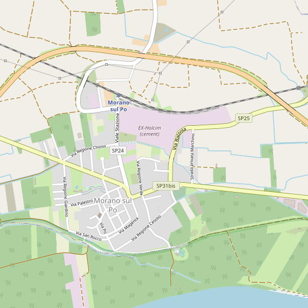 Thumbnail mappa hotel di Morano sul Po