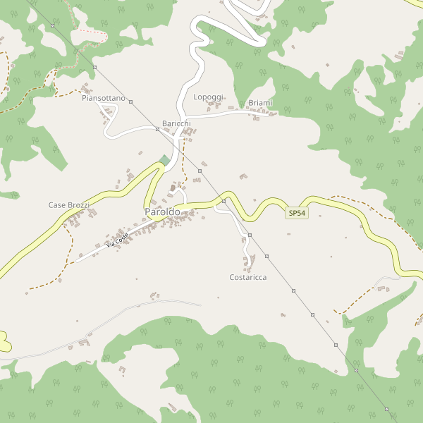 Thumbnail mappa hotel di Paroldo