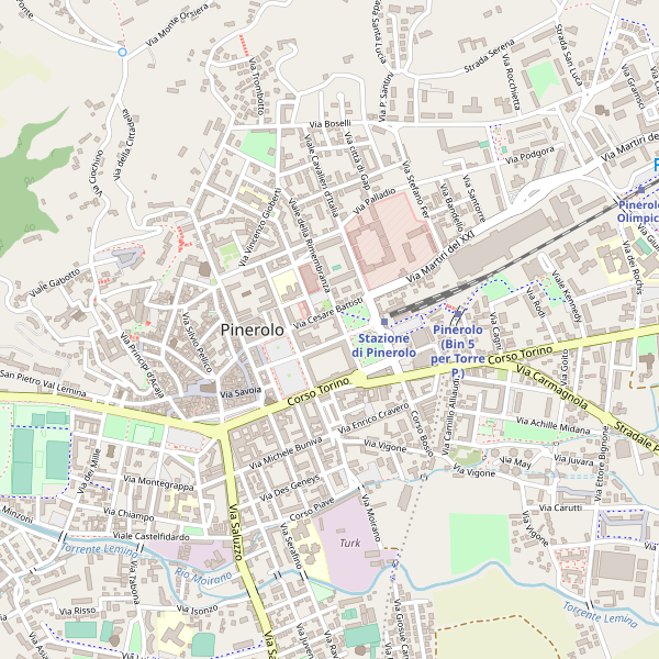 Thumbnail mappa parcheggibiciclette di Pinerolo