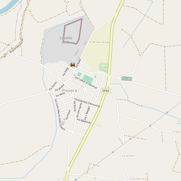 Thumbnail mappa hotel di Piovera