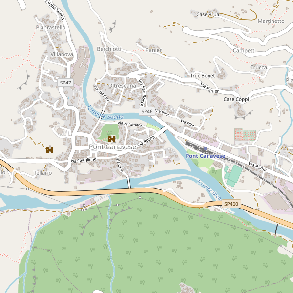 Thumbnail mappa sitiarcheologici di Pont-Canavese