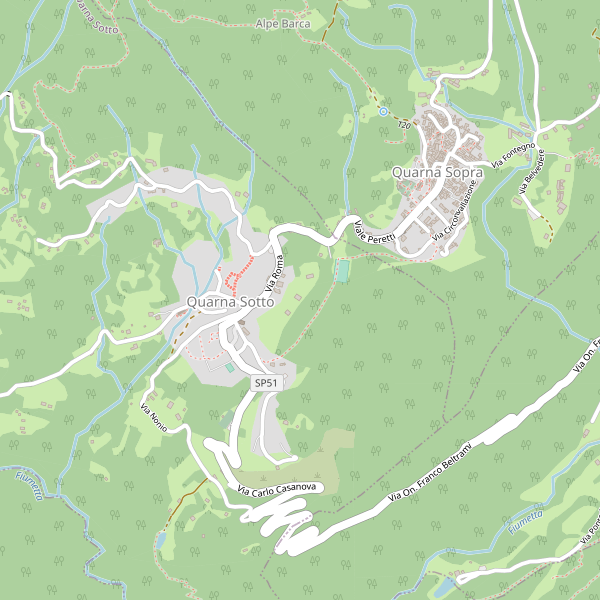 Thumbnail mappa hotel di Quarna Sotto