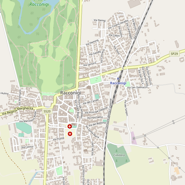Thumbnail mappa ristoranti di Racconigi
