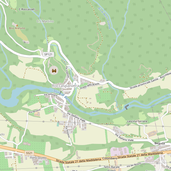 Thumbnail mappa chiese di Roccasparvera