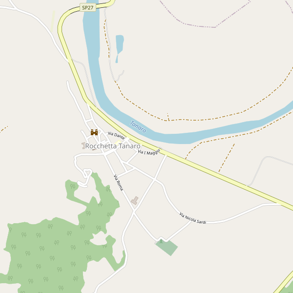 Thumbnail mappa stradale di Rocchetta Tanaro