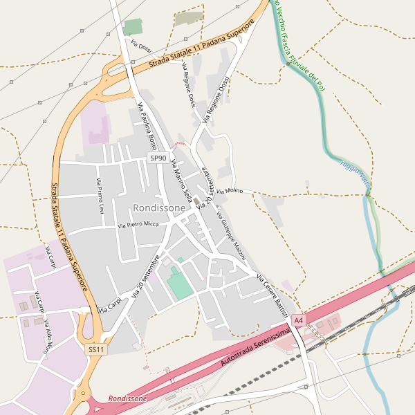 Thumbnail mappa pompieri di Rondissone