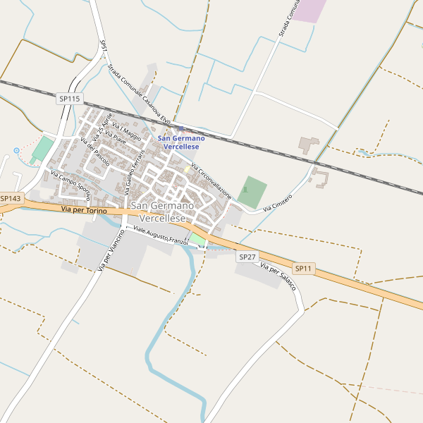 Thumbnail mappa ristoranti di San Germano Vercellese
