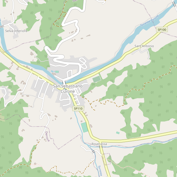 Thumbnail mappa stradale di San Sebastiano Curone
