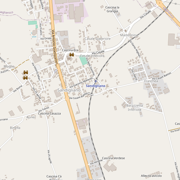 Thumbnail mappa farmacie di Sandigliano