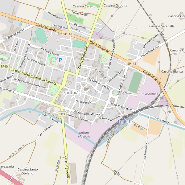 Thumbnail mappa polizia di Santhià