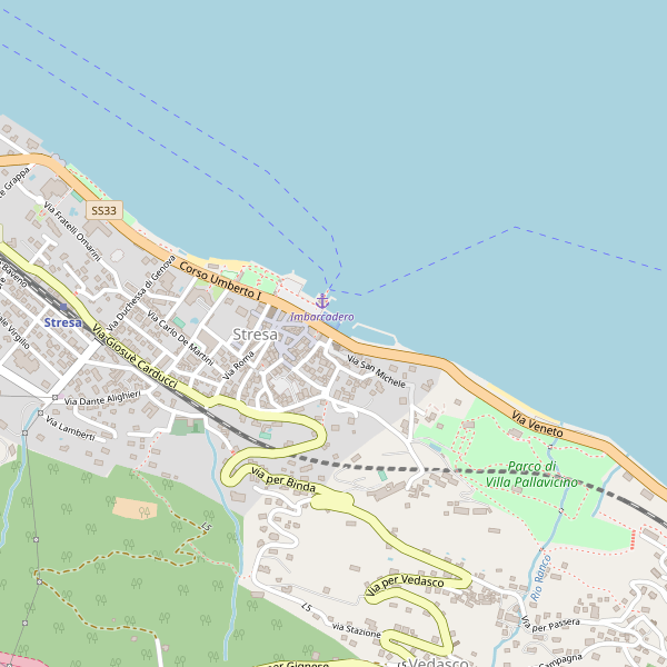 Thumbnail mappa stradale di Stresa