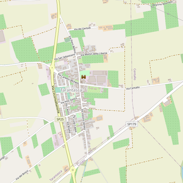 Thumbnail mappa stradale di Tarantasca