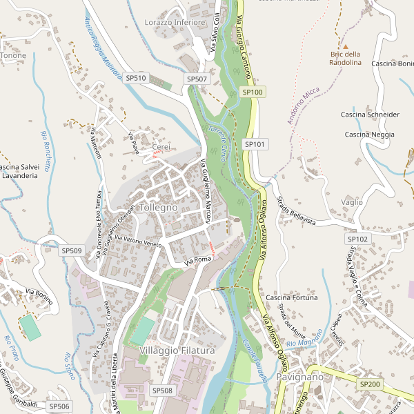 Thumbnail mappa localinotturni di Tollegno