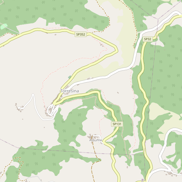 Thumbnail mappa stradale di Torresina