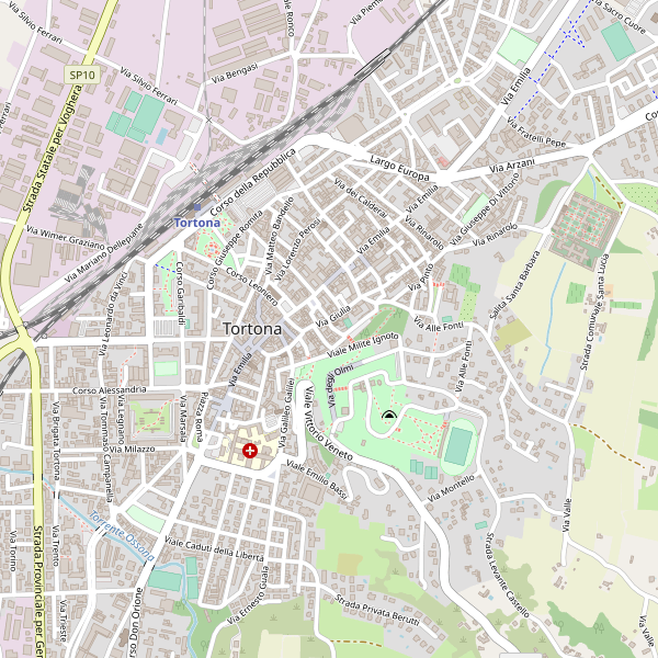 Thumbnail mappa stradale di Tortona